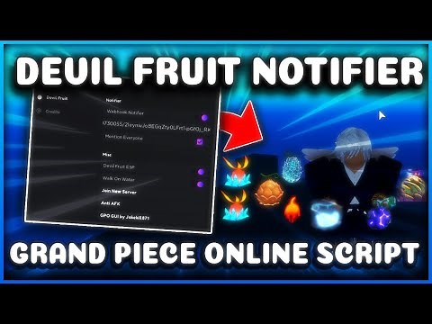[🎃UPDATE 4.5] GPO Inf Devil Fruit Notifier Script / New Script | *PASTEBIN 2021* | WORKING