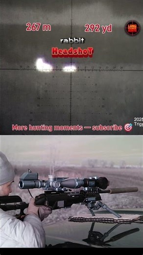 🐇 267 m (292 yd) 🌙 Rabbit Head – Precision Thermal Hit | 6.5 Cal