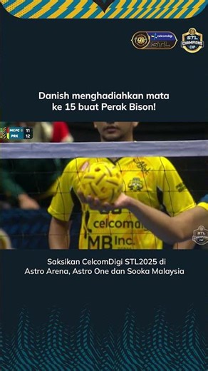 Aksi kejar-mengejar mata di set pertama | Celcom Digi STL 2025