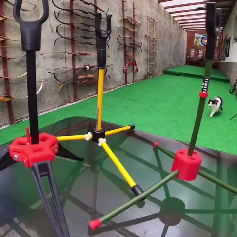 MODERN Foldable Bow Stand STL File - Ultra-compact and Pocket-sized - for Barebow & Recurve Archery - 3D Print Digital Download - Etsy