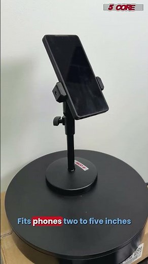 5 Core Mic Stand 3-in-1 | Adjustable Desktop Microphone Holder w/ Phone Clamp | SKU MS RBS BOOM