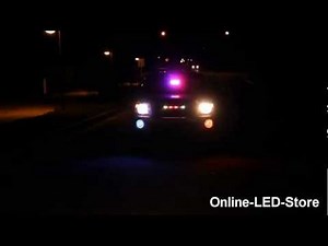 Police/Undercover POV Vehicle LED Warning Lights Impressive Setup on 2011 Toyota Tacoma