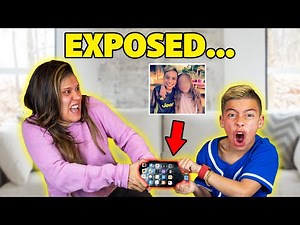 We WENT THROUGH Our 9 Year old SON'S iPhone! *SECRET LOVE?* | The Royalty Family