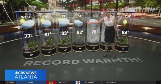 Clearer skies, warmer temps, and drought concerns in Georgia