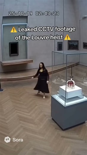 If you want to learn how to correctly use AI like Sora 2 subscribe ;) #Louvre #Monalisa #TECHAI #AI