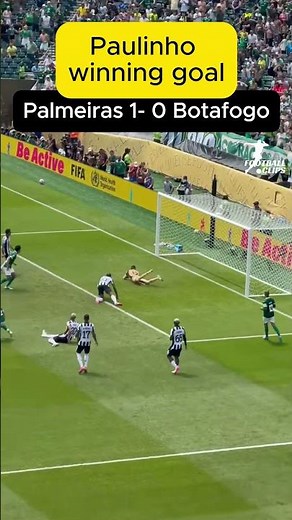 Paulinho Scores the Only Goal to Help Palmeiras Beat Botafogo | Club World Cup 2025 | Football clips