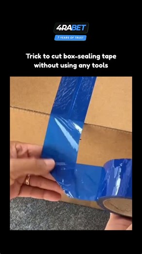 Explore l Learn l Facts on Instagram: "Cutting box-sealing tape usually means reaching for scissors or a knife, but there’s a simple trick that uses nothing more than your hands and a bit of technique. The idea is to use tension and friction instead of sharp tools, making it quick and surprisingly effective in everyday situations. First, press your thumb firmly onto the tape where it’s sealed on the box and rub back and forth to create friction. This warms the adhesive slightly and helps loosen 