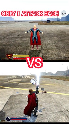 SUPERMAN vs THOR vs 15 VENOM 💀 Who One-Shots More? 🔥 GTA 5 Epic Battle #gtav #shortsfeed #shorts