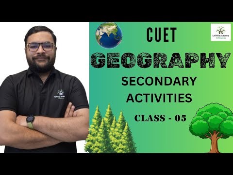 CUET 2026 | Domain: Geography | Secondary Activities | Free Series