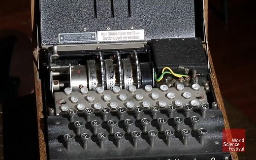 【自制中字】二战德军 Enigma 密码机演示 (World Science Festival)