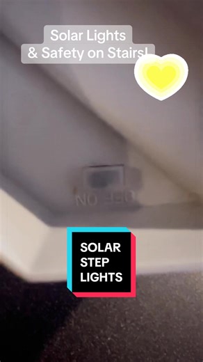 SOLAR STEP LIGHTS for your stairway safety. Whether it’s coming into your home, up on your porch or your deck, around the back by the pool anywhere you have steps light them up for safety. They charge my day and come on at night detecting motion, 120 feet. #solar #solarlights #solarsteplights #outdoorlighting #outsideliving
