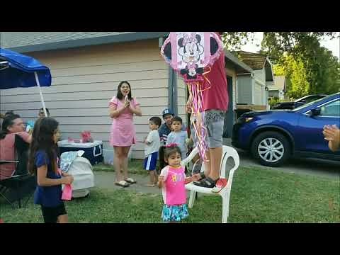 pull string piñata party.