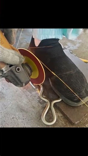 Manual Steel Shaping Workshop Process.