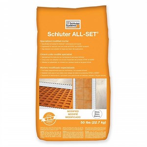 Schluter ALL-SET Modified Thin-set Mortar - White (50 lb.) | ShagTools