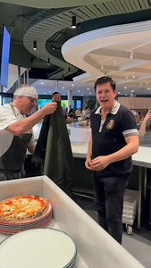 6.2K views · 515 reactions | From centre stage to the pizza ovens!  @patriziobuanneofficial shows his range at Club Marconi!  | Club Marconi | Facebook