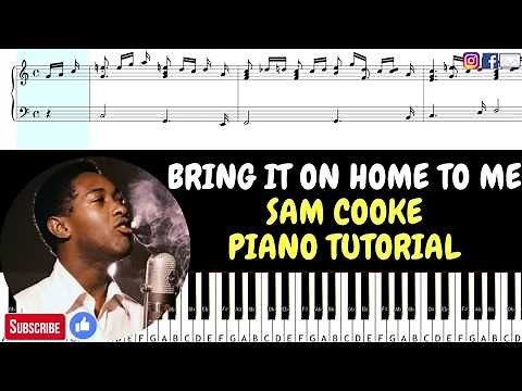 Bring It On Home To Me / Sam Cooke / SLOW & EASY Piano Tutorial