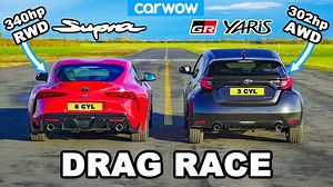 Can a 3-litre Supra take down a tuned GR Yaris over the quarter-mile? There's only one way to find out... LET'S RACE! | carwow