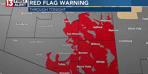 FIRST ALERT FORECAST: Red Flag Warning closes out weekend