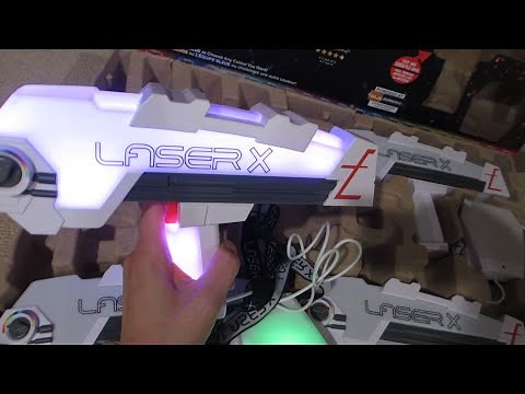 Laser X Revolution 4 Players Set: Review & Demo