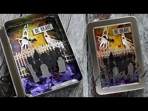 Light Up Halloween Tin with Shari Carroll