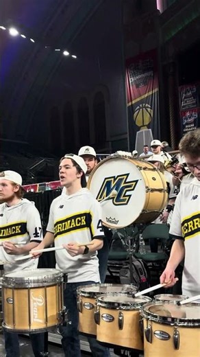 Merrimack Cheerleading at the MAAC