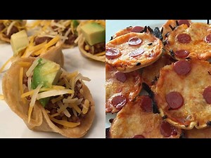 Mini tacos and tiny deep dish pizzas - Recipe
