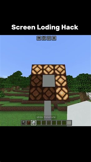 How to Make a Working Loading Screen in Minecraft! 🔄✨#Minecraft #MinecraftHacks #RedstoneHack