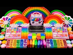 Unicorn Mixing: Zufällig süße Mischungen | 40 Minuten befriedigendes Slime-Making mit Glitzer