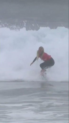 the champ is here! Eden Walla lights up here 2025 Super Girl Surf Pro debut