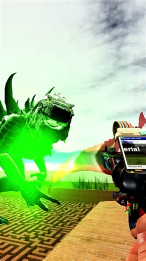 GUESS ALL GODZILLA TYPES BIG MAZE Garry's Mod
