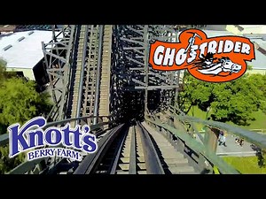 August 2019 Ghost Rider Roller Coaster Front and Back On Ride HD POV Knott's Berry Farm