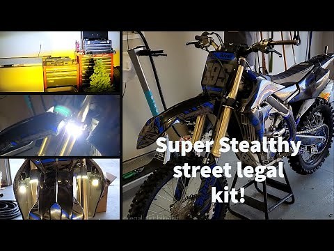 YZ 450F custom street legal dirt bike kit