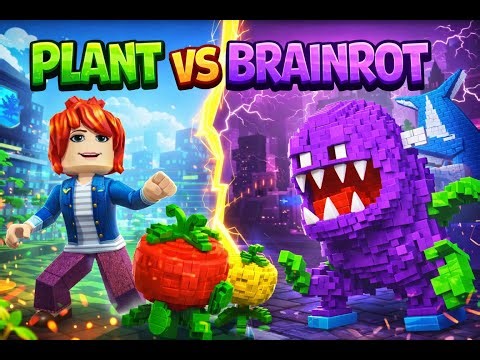 Roblox Plant VS Brainrot 😱 Part 1Ultimate Battle | Crazy Plant Game Gameplay