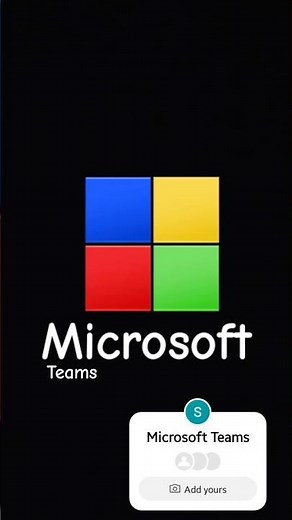 Microsoft Teams Logo animation