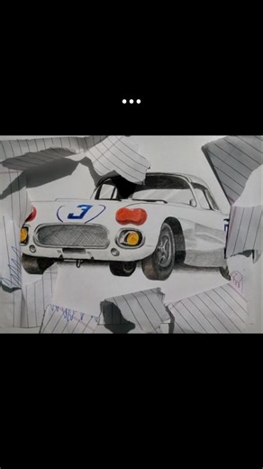 How to draw Chevrolet corvette Cunningham le mans 3