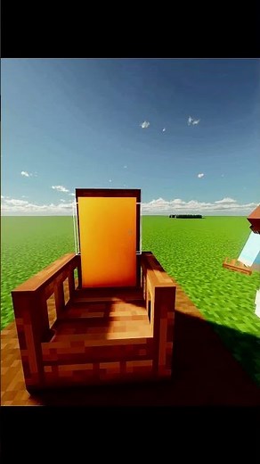Easiest Minecraft Chair Build #minecraft #shorts