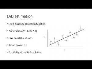 Lease Absolute Deviation (LAD) Estimation in SAS