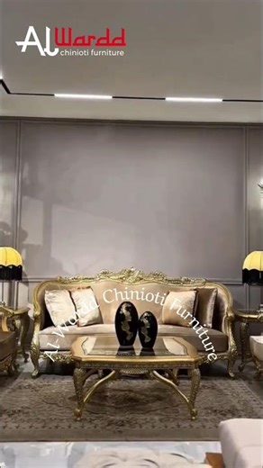 Most Luxurious Chinioti SofaSet Design ‪@al-warddchiniotifurniture‬ 92 3140172737 #furniture #sofa