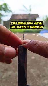 Cara mengikat senar ke matakail belut dengan mudah dan di jamin kuat #Tutorial #Edukasi #NANABMCREAL | NANA BMC REAL