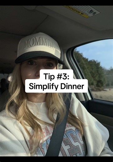 Tip 3: Simplify dinners. This is not the week for gourmet. This is the week for easy. Rotisserie chicken. Breakfast for dinner. Snack plates. Repeat meals. Fed is the goal. Not impressive. 💛 Protect your evening energy — you’re the only one on duty. Save this for later & share with a mama who needs it. 🎙️ Listen to the full episode now🤍 Please be sure to engage with all our social accounts for Moms Only and review, so we can bring you more of what you want to listen to! TikTok: @themomsonlypo