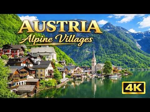 Austria’s Alpine Villages 🇦🇹 | Picture-Perfect Life, Mountains & Lakes (4K UHD)