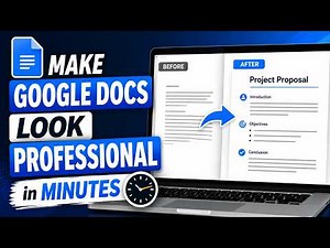 Make Google Docs Look Professional in Minutes