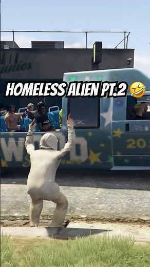 Homeless Alien Trolling PT.2 🤣#gta5rp #fivem #gta #gta5 #shorts