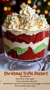 Christmas Trifle Dessert | Cakecrafted Recipes