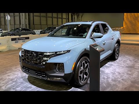 2023 HYUNDAI Santa Cruz Limited 'Blue Stone/Black' EXTERIOR/INTERIOR Walkaround in 4K