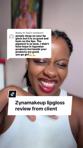 Client Review of Zyna Makeup Lip Gloss