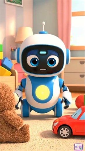 Meet Robo 🤖 The Smart Helper Robot | Nursery Rhymes learning