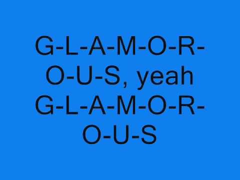 Fergie [Ft. Ludacris] - Glamorous [Lyrics On Screen]