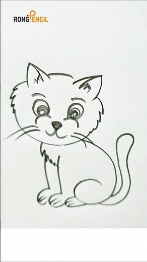 How to draw cat | Easy cat drawing | Cat drawing| #drawing #cat #art