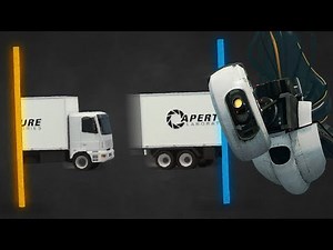 Building Crazy Bridges In The Portal Universe! - Bridge Constructor Portal Gameplay Part 1